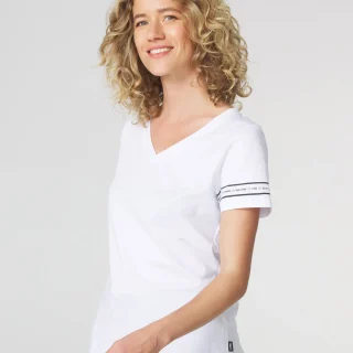 T-shirt Femme Jersey Blanc