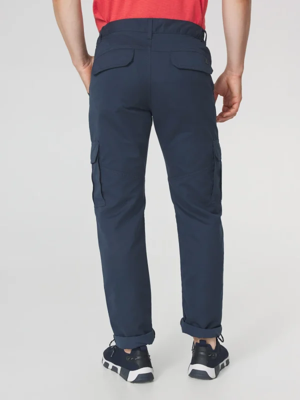 Pantacourt Homme Ceinture Semi-élastiquée Marine - Image 3