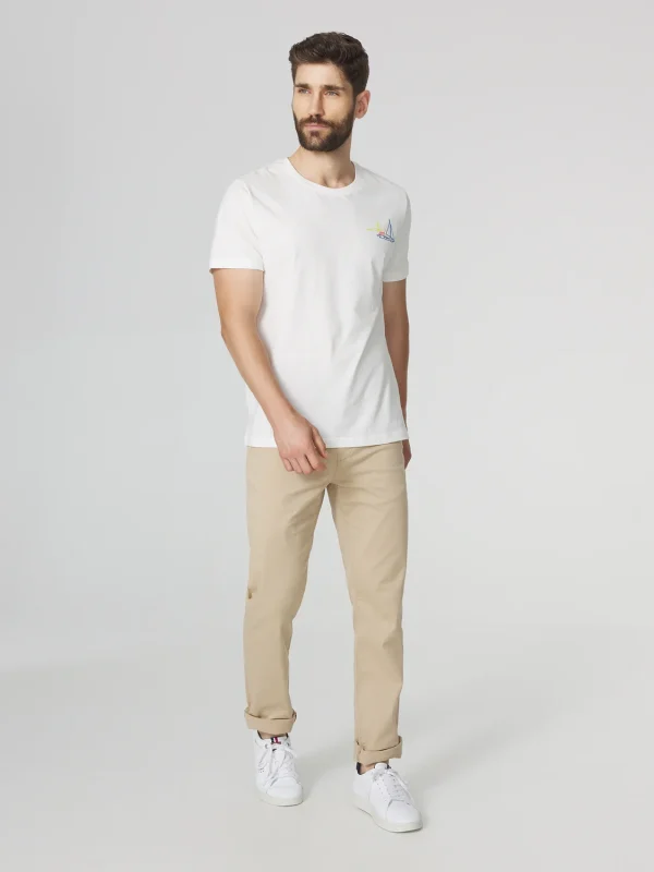 Pantalon Chino Homme Beige
