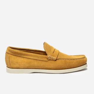 Mocassins Homme Souple Cuir Jaune